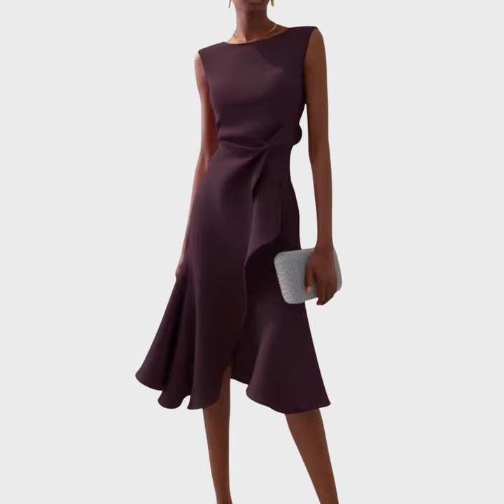 Romilly | Draped Asymmetric Midi
