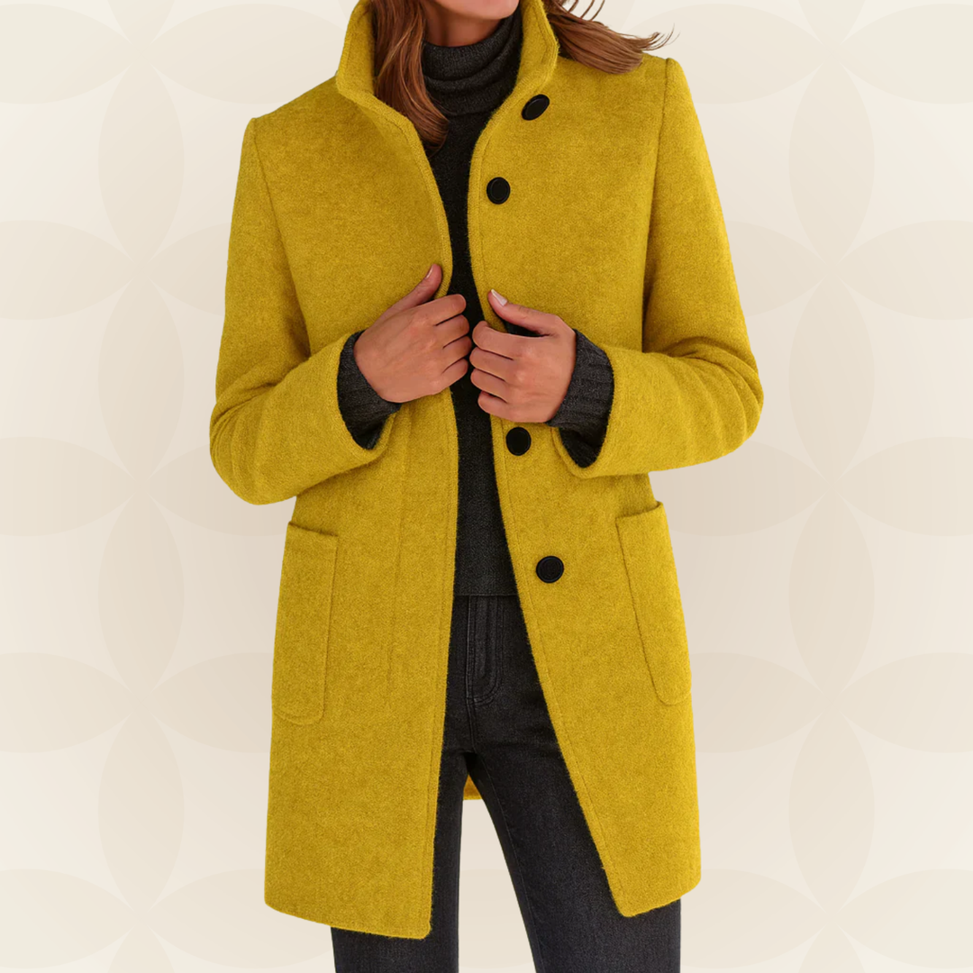Susanne – Tailored High-Collar Winter Coat