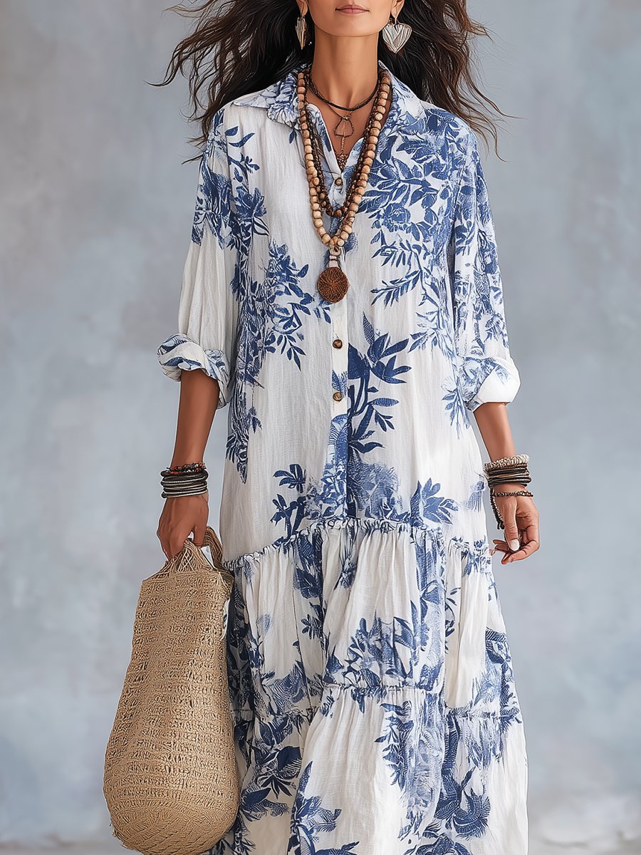 Maree – Floral Tiered Maxi Dress