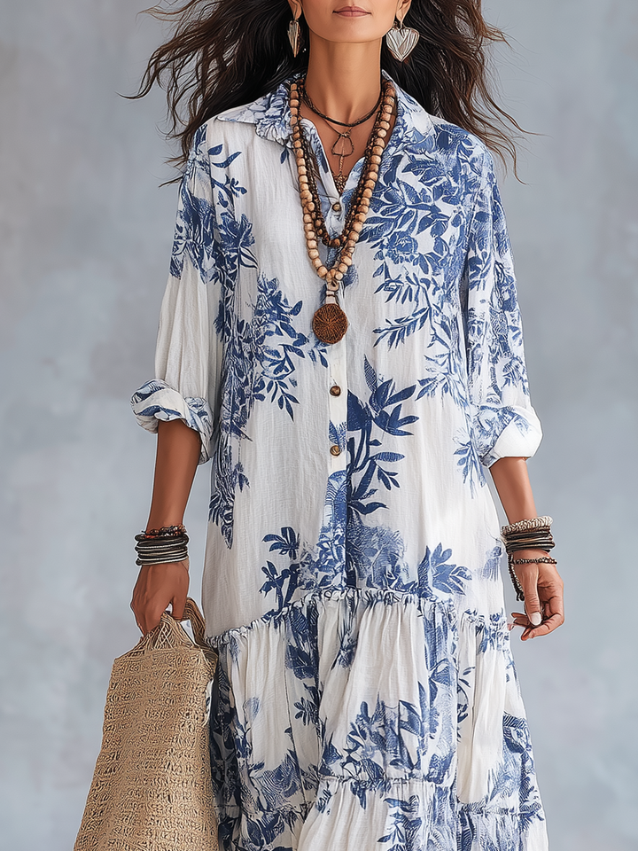 Maree – Floral Tiered Maxi Dress