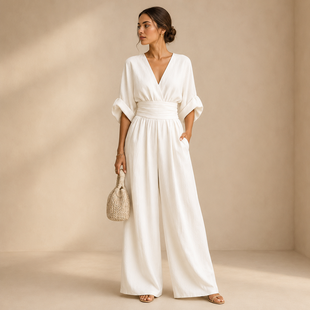 Diane – Wide Leg Wrap Jumpsuit