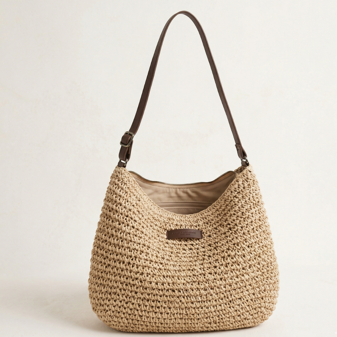 Angela – Woven Hobo Shoulder Bag