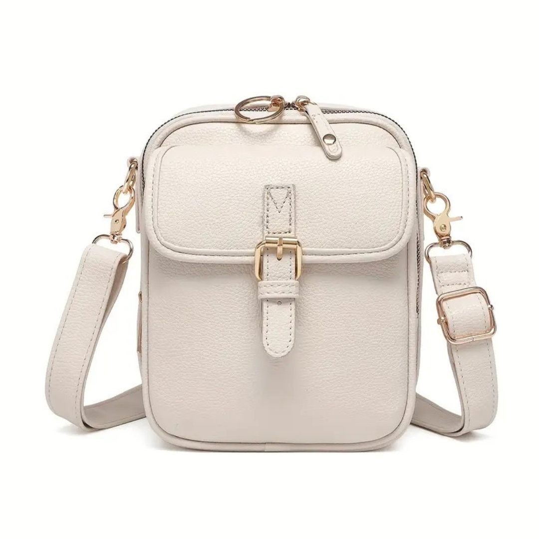 Cherie – Structured Buckle Crossbody Bag