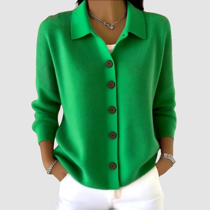 Kristen – Button-Up Knit Cardigan