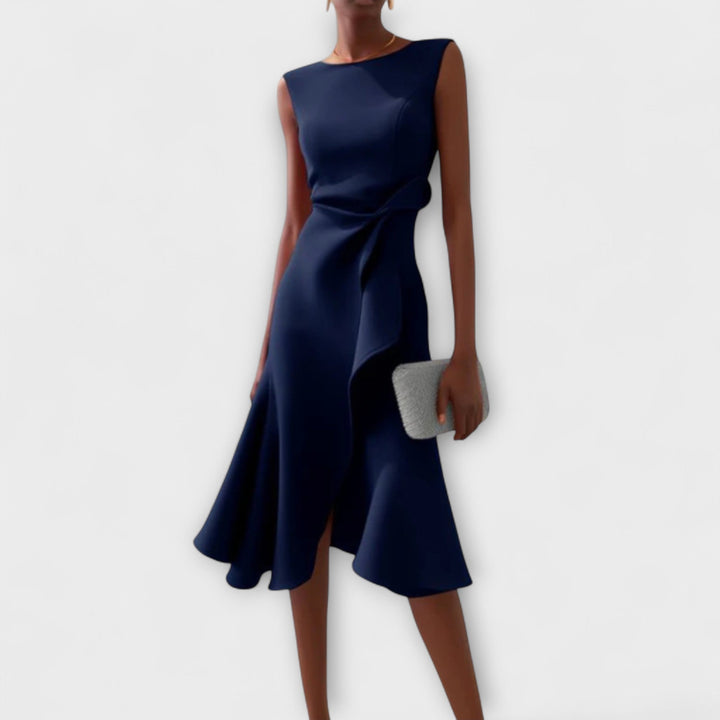 Romilly | Draped Asymmetric Midi