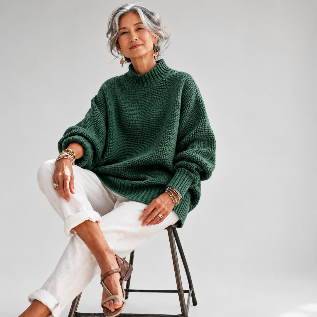 Ruth – Relaxed Textured Knit Jumper