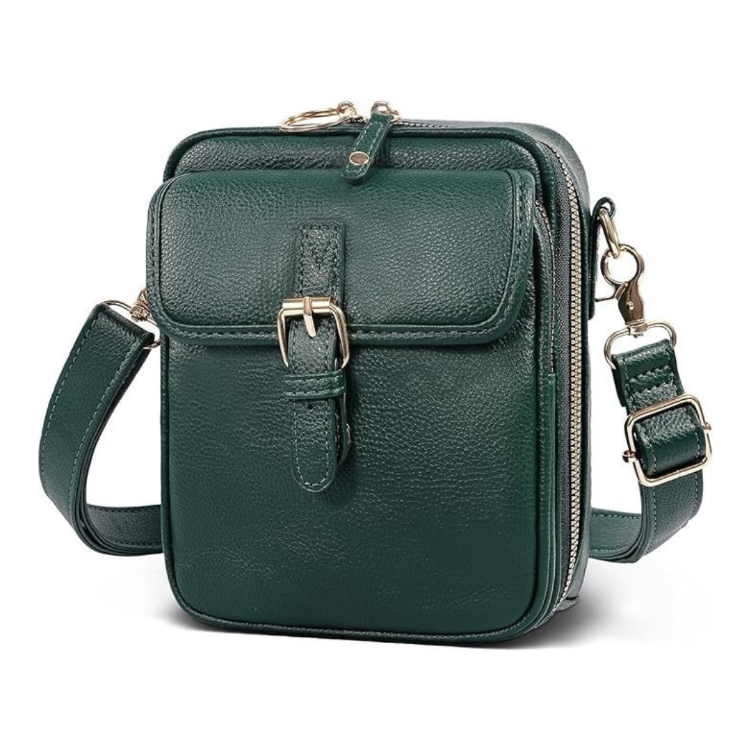 Cherie – Structured Buckle Crossbody Bag