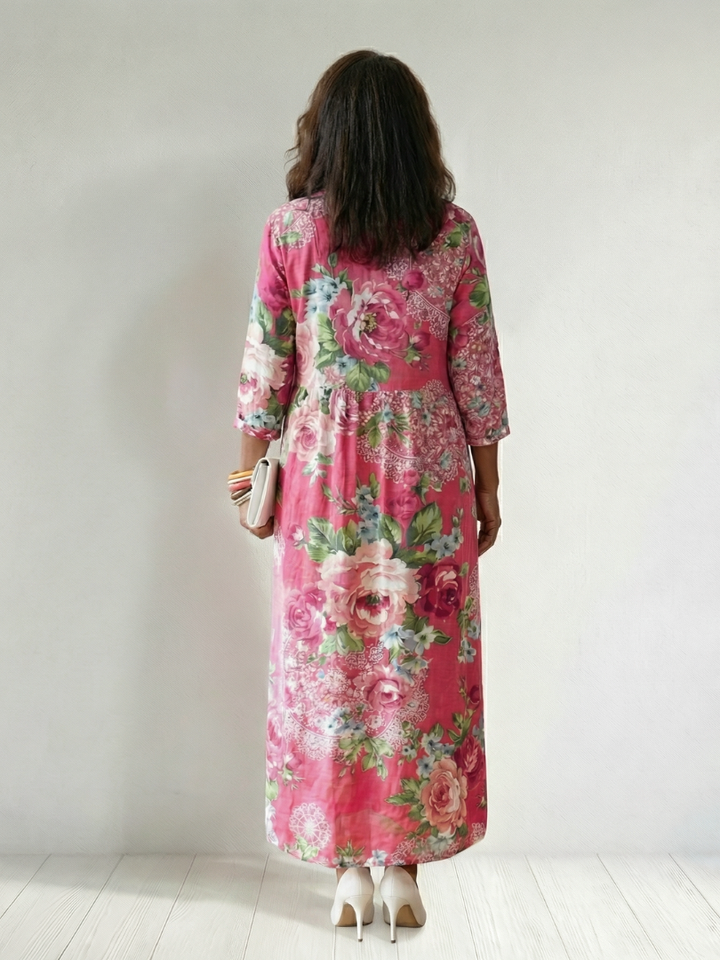 Dianne – Floral Print Relaxed Maxi Dress