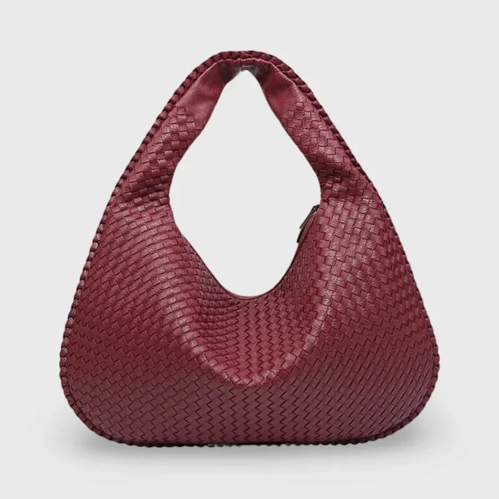 Kerrie – Woven Oversized Hobo Handbag