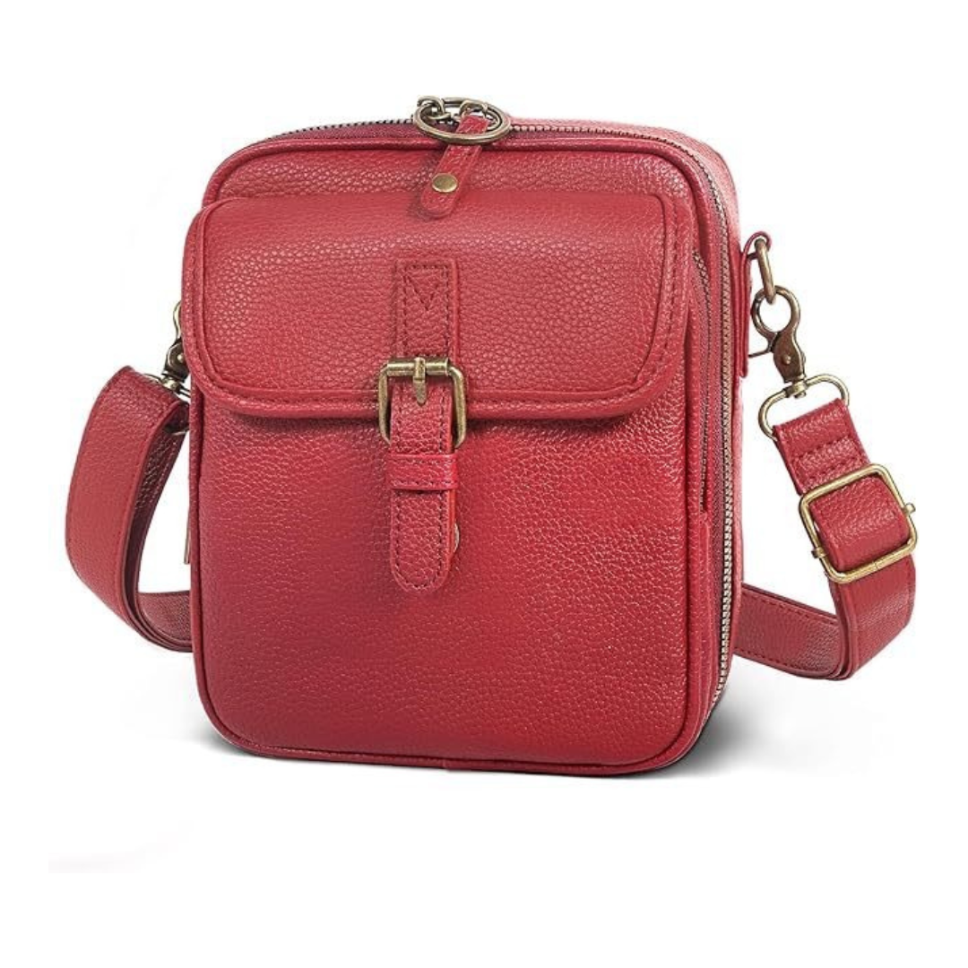 Cherie – Structured Buckle Crossbody Bag