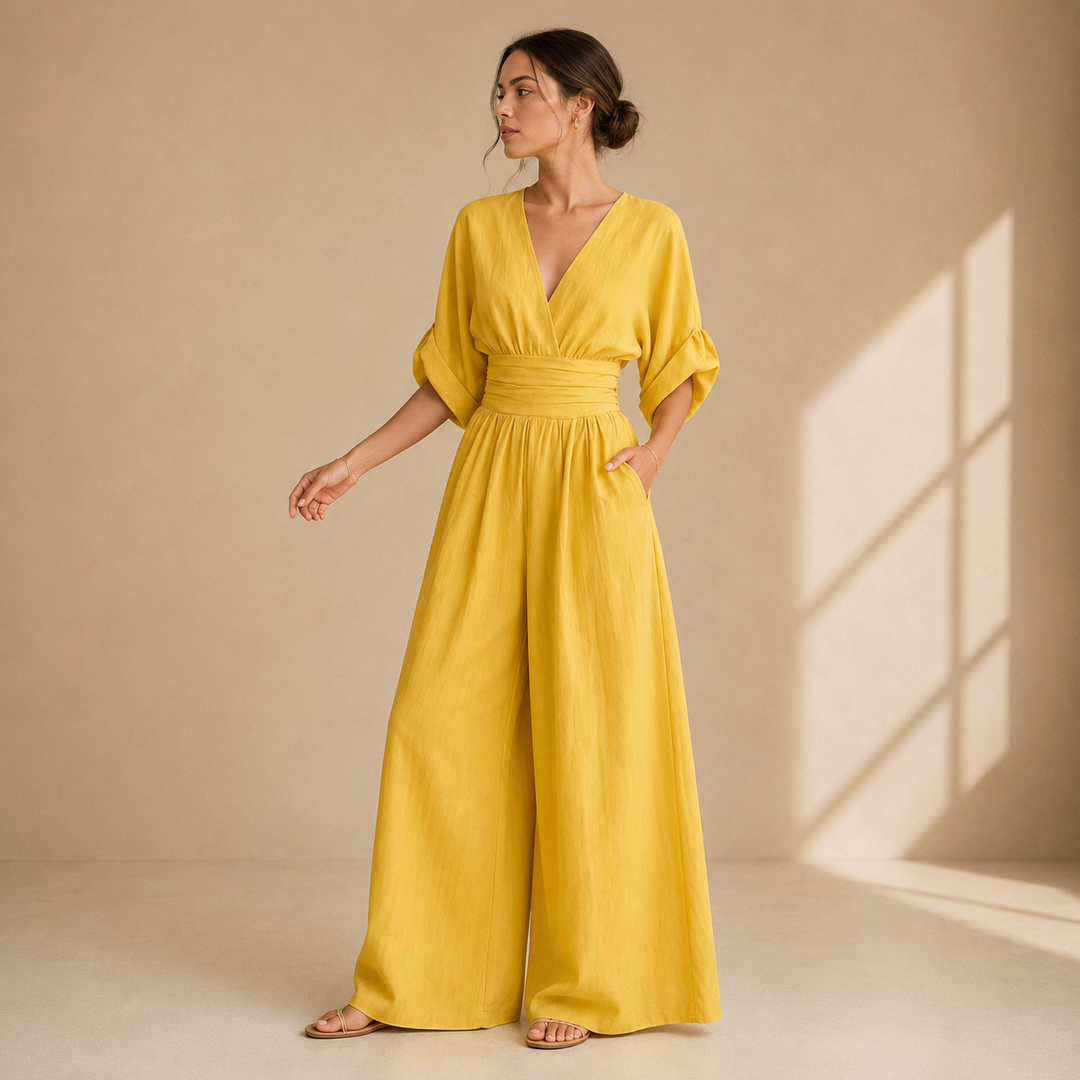 Diane – Wide Leg Wrap Jumpsuit