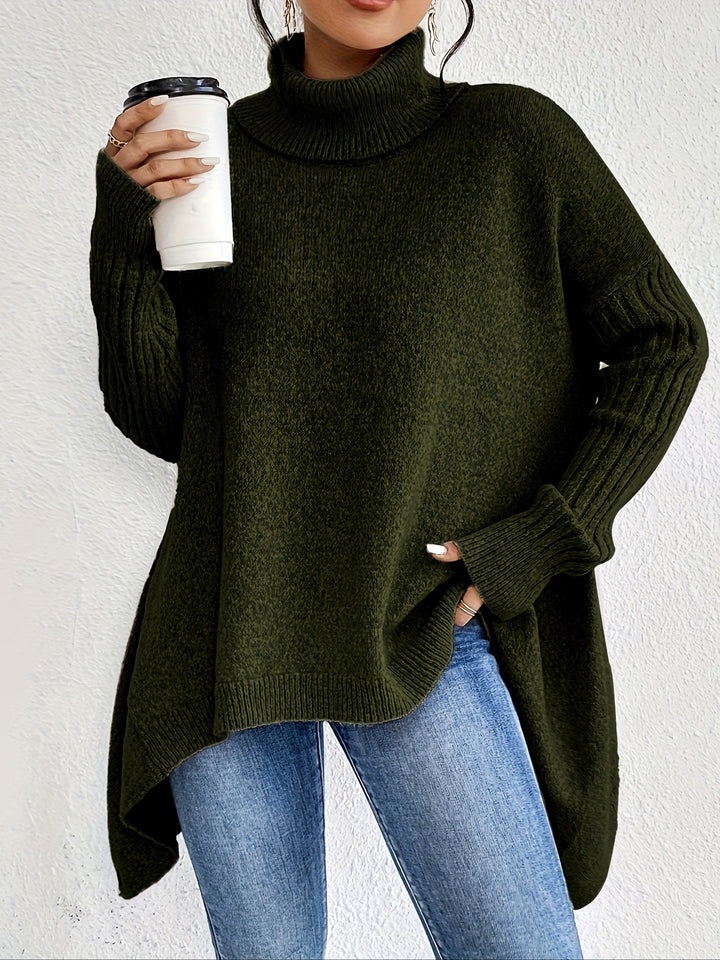 Jodi – Turtleneck Oversized Casual Jumper