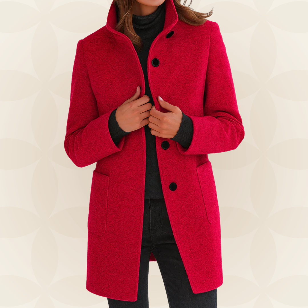 Susanne – Tailored High-Collar Winter Coat