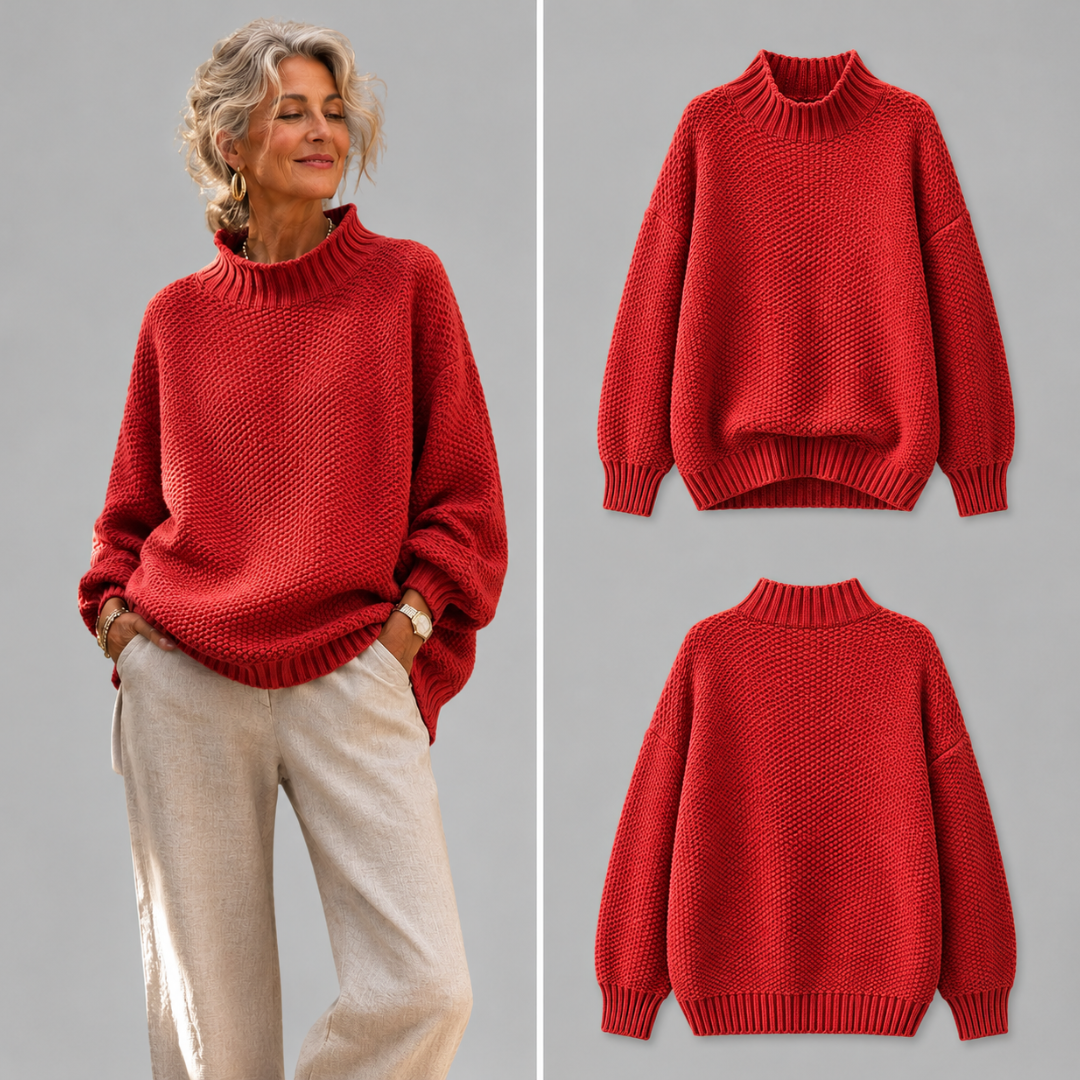 Ruth – Relaxed Textured Knit Jumper