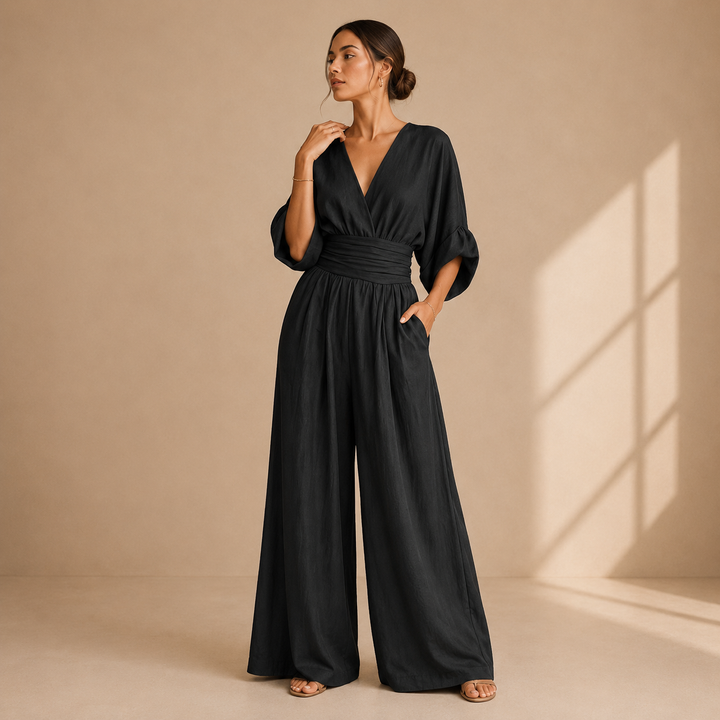 Diane – Wide Leg Wrap Jumpsuit
