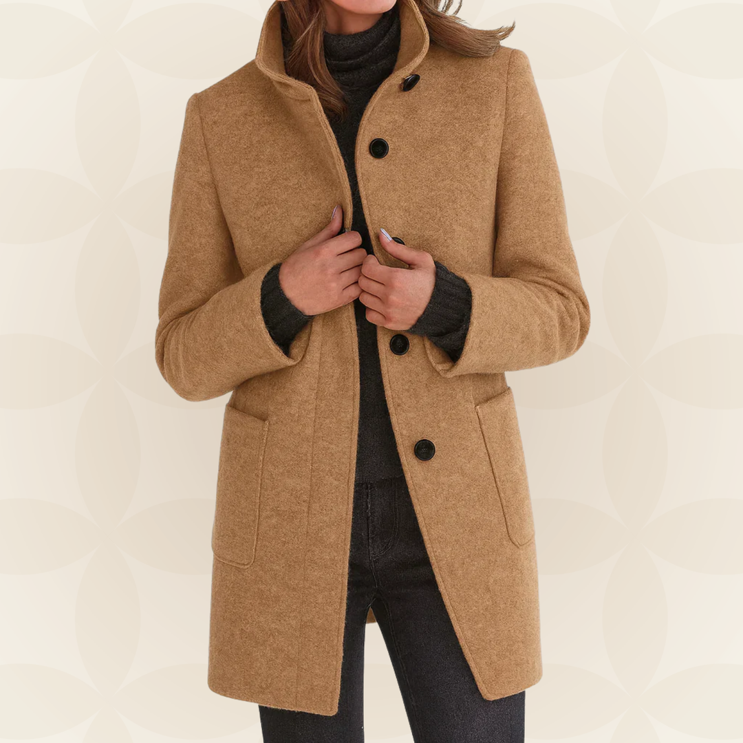Susanne – Tailored High-Collar Winter Coat