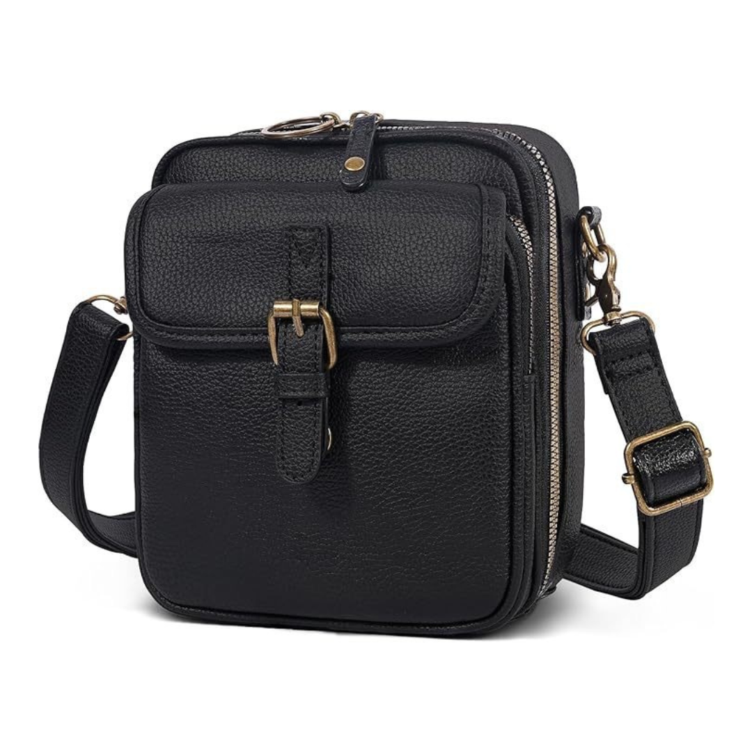 Cherie – Structured Buckle Crossbody Bag