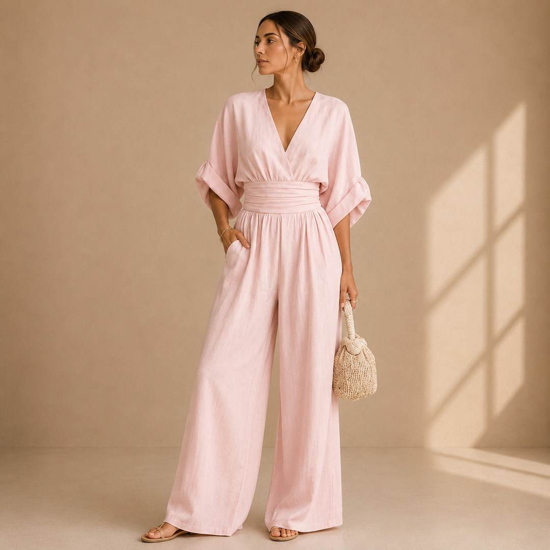 Diane – Wide Leg Wrap Jumpsuit