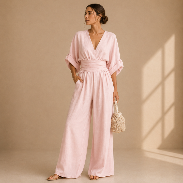 Diane – Wide Leg Wrap Jumpsuit