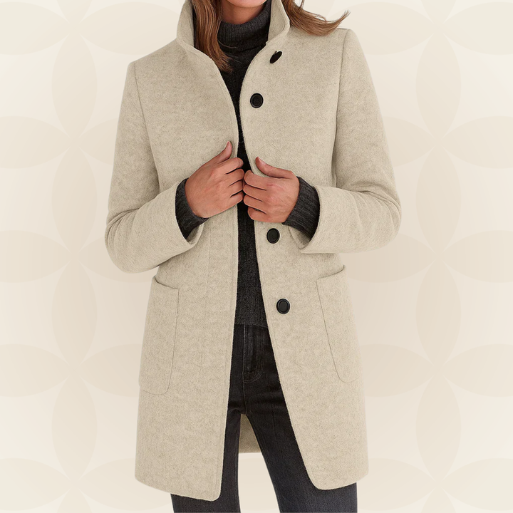 Susanne – Tailored High-Collar Winter Coat