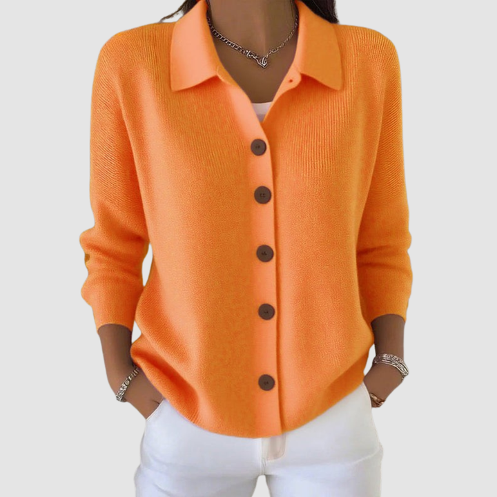 Kristen – Button-Up Knit Cardigan