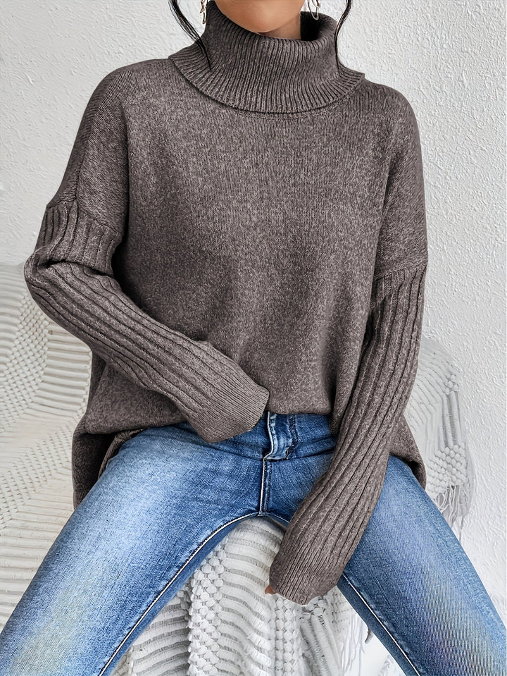 Jodi – Turtleneck Oversized Casual Jumper