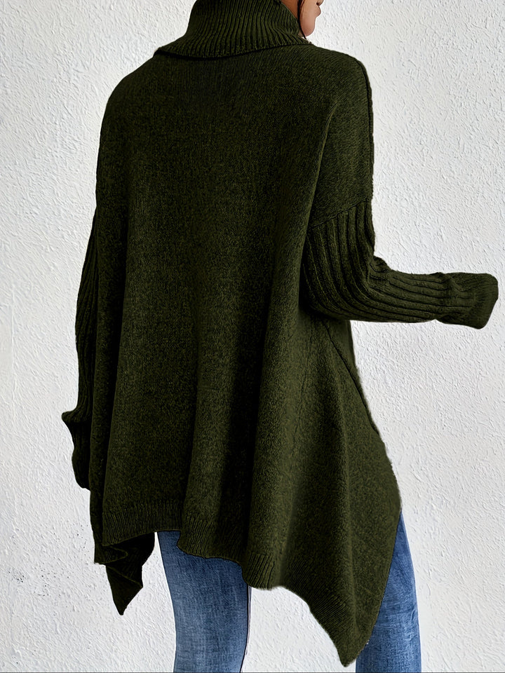 Jodi – Turtleneck Oversized Casual Jumper