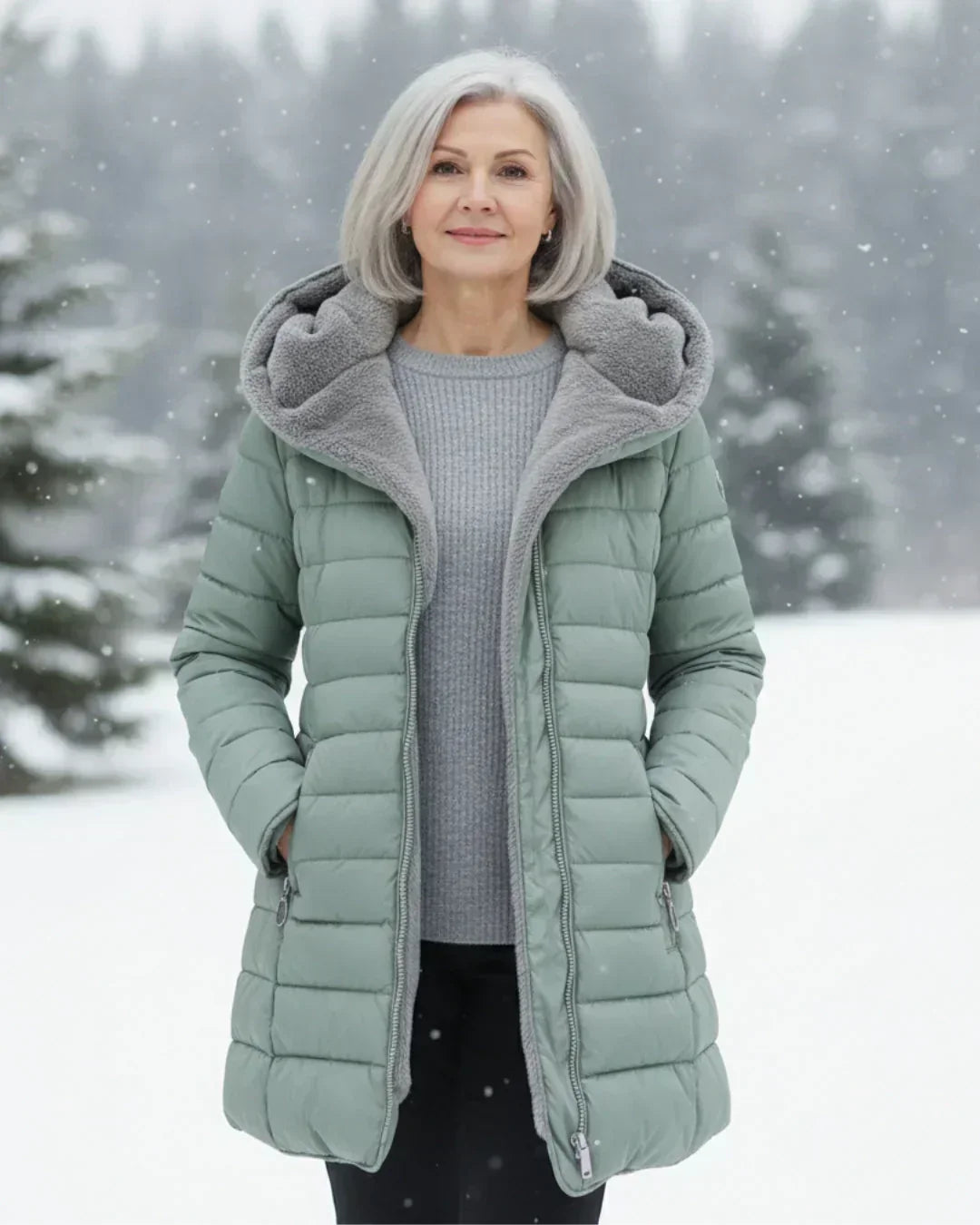 Tanya – Quilted Hooded Puffer Coat