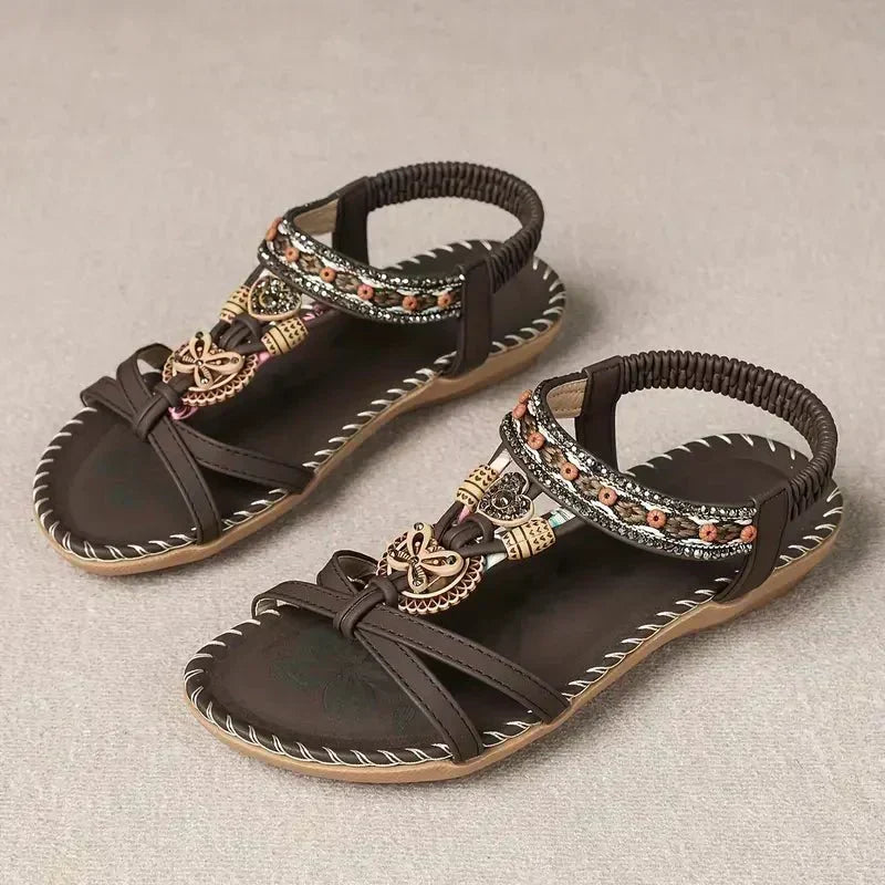 Amy | Boho Flat Sandals