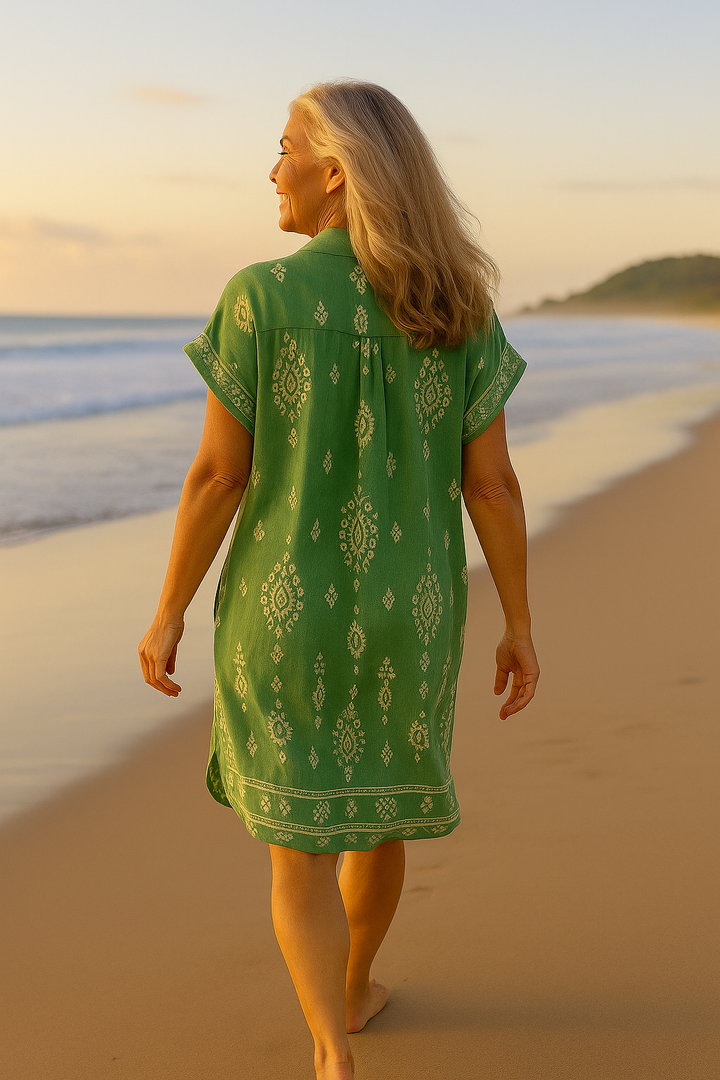 Arielle | Boho Dress ( Linen-Look )