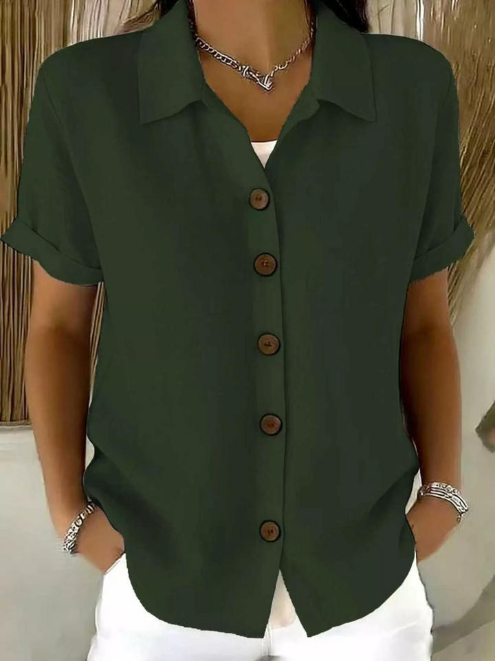 Kelly – Classic Button-Up Short Sleeve Shirt