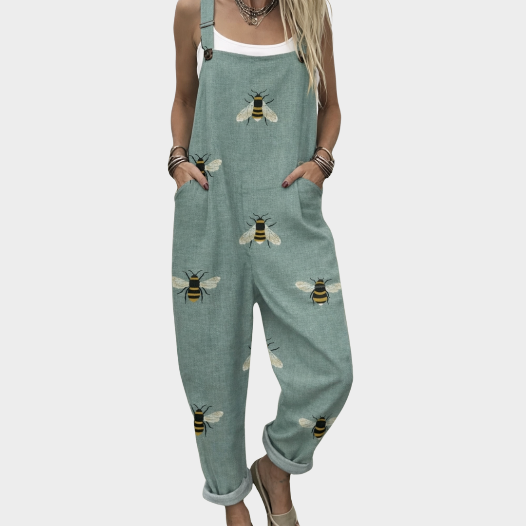 Bronwyn | Green & Blue Overalls
