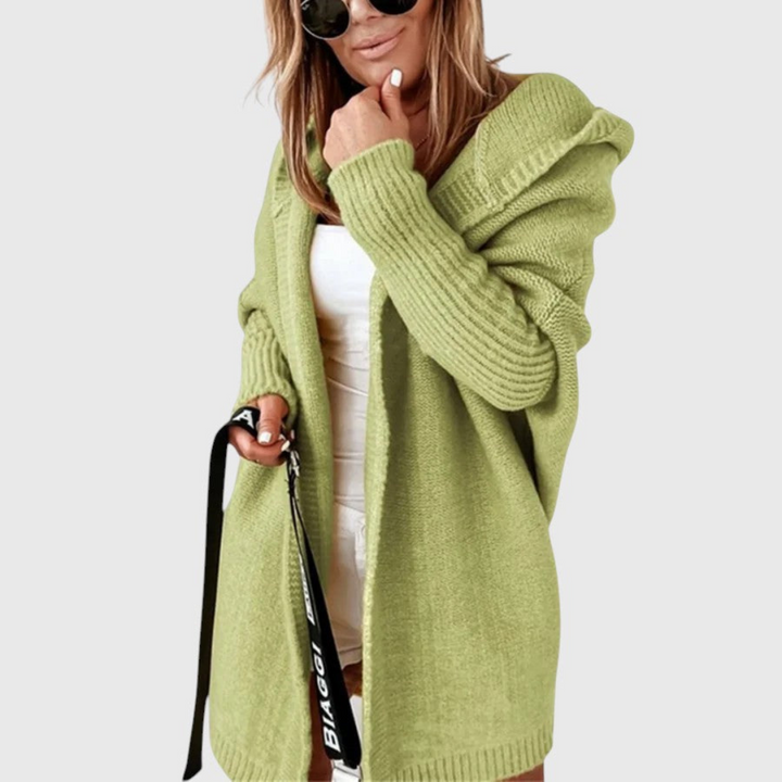 Ida – Cosy Hooded Knit Cardigan