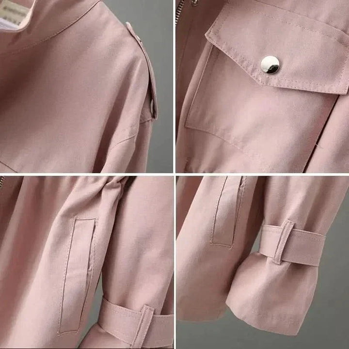 Rebecca – Cinched Waist Utility Jacket