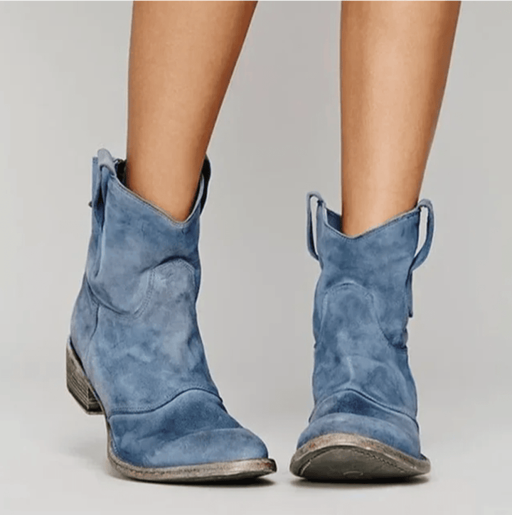 Pamela – Western-Inspired Ankle Boots