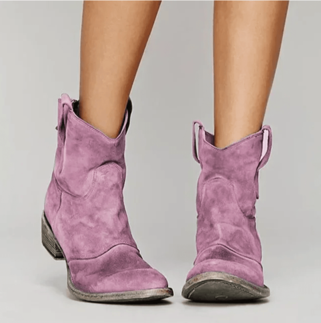 Pamela – Western-Inspired Ankle Boots
