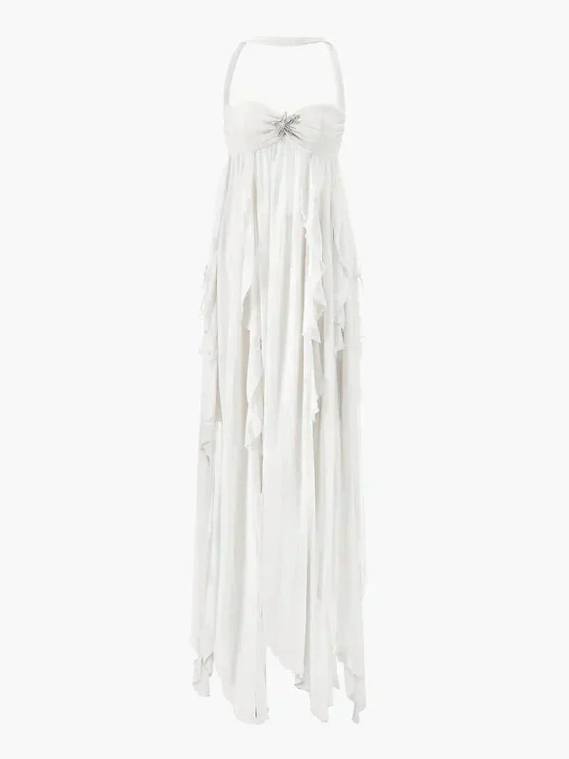 Sloane | Romantic Ruffle Maxi Dress