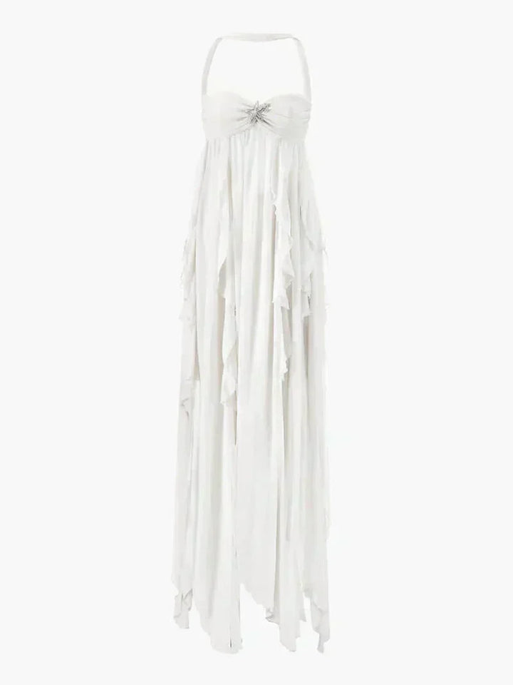 Sloane | Romantic Ruffle Maxi Dress