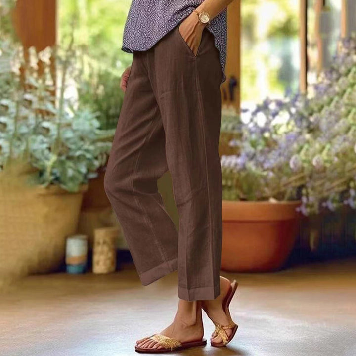 Sarah – Relaxed Tapered Cuffed Pants