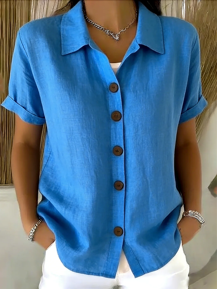 Kelly – Classic Button-Up Short Sleeve Shirt