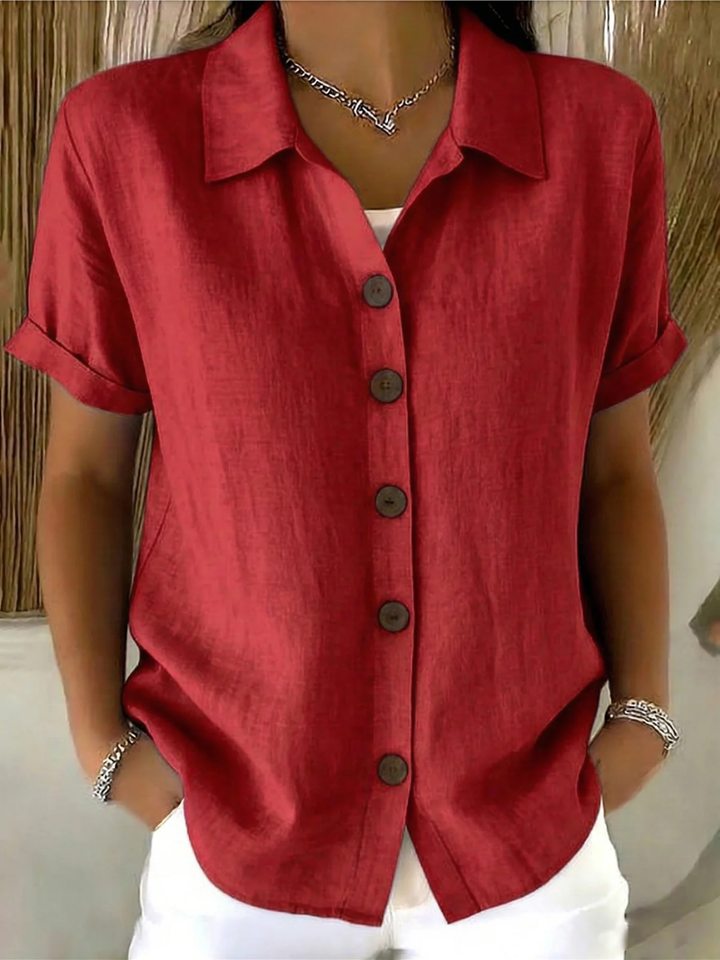 Kelly – Classic Button-Up Short Sleeve Shirt