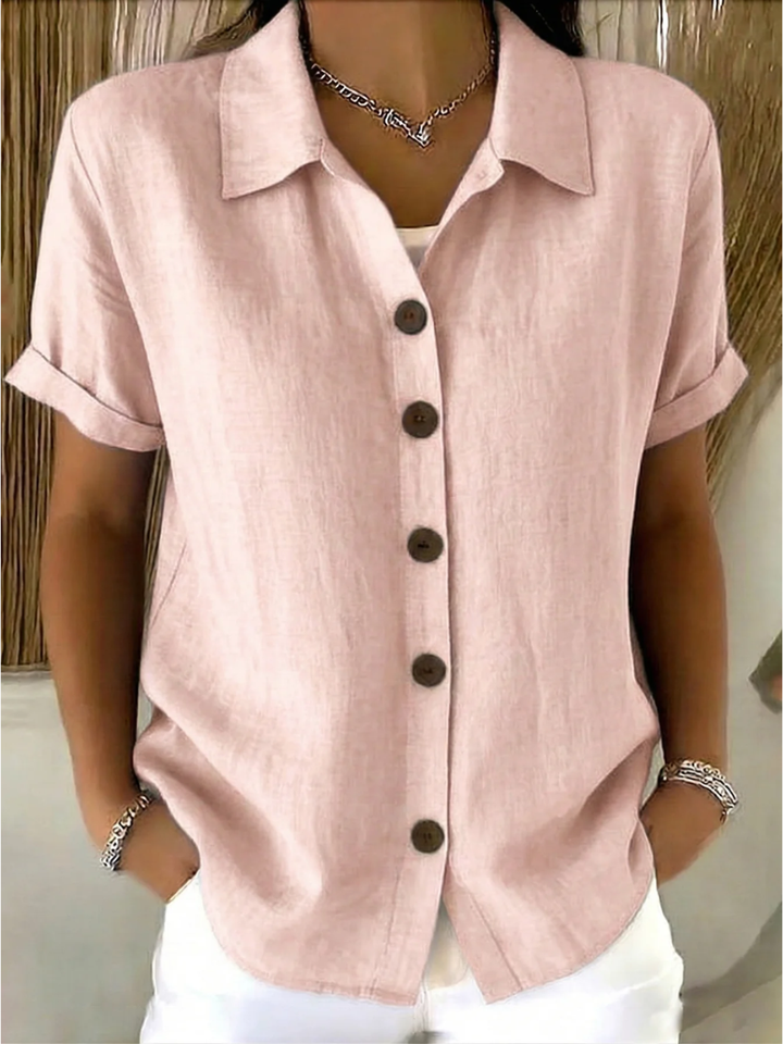Kelly – Classic Button-Up Short Sleeve Shirt