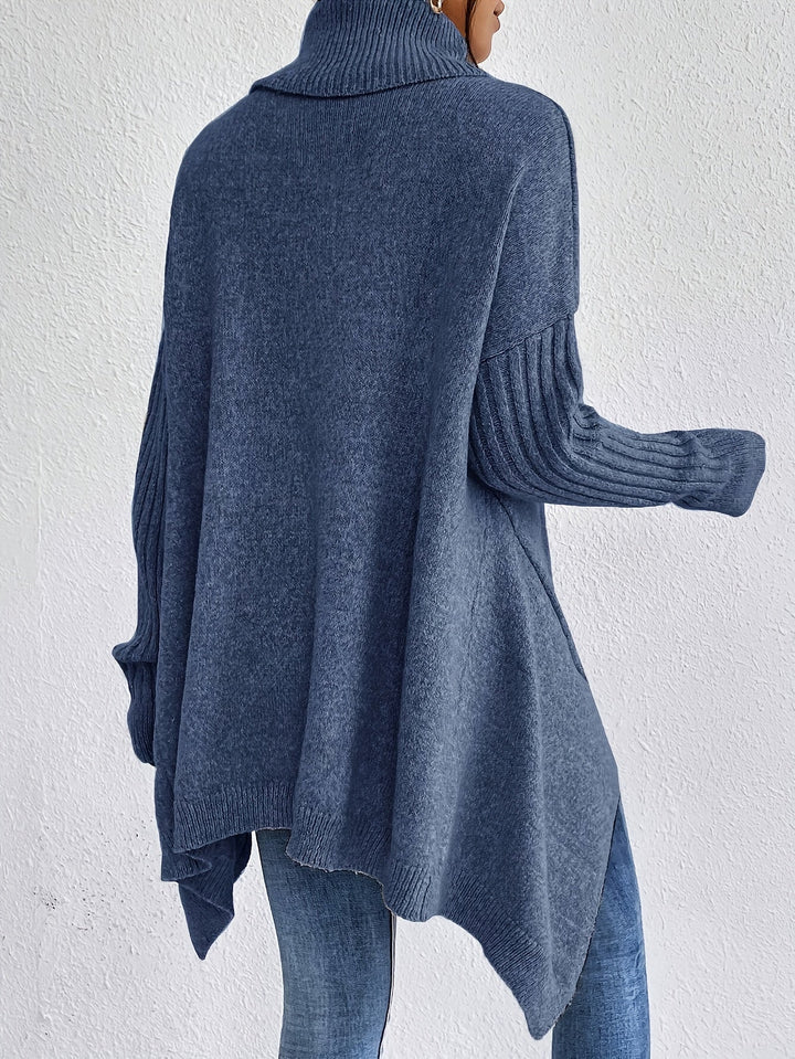 Karen – Oversized Turtleneck Knit Jumper