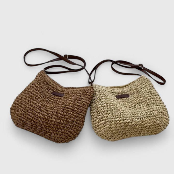 Angela – Woven Hobo Shoulder Bag