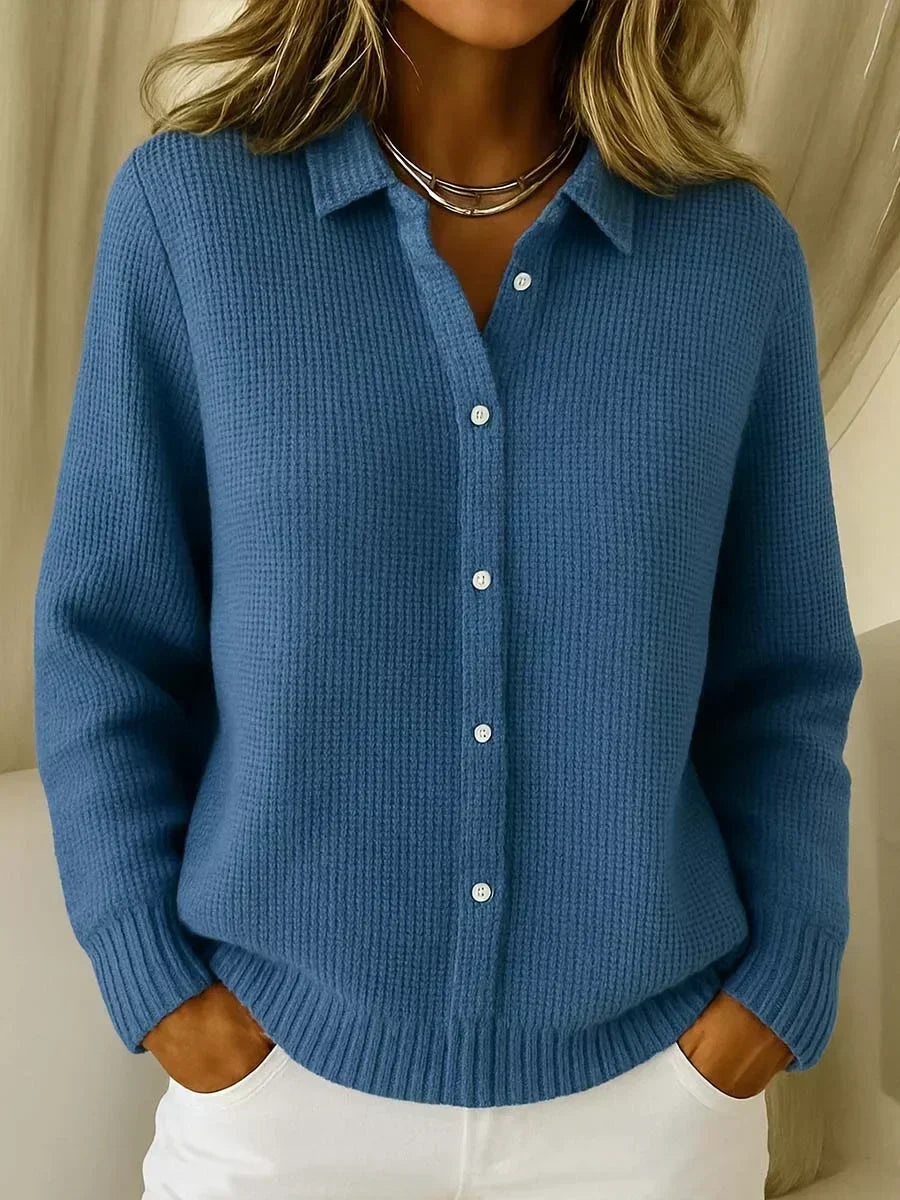 Skylar | Textured Knit Button Cardigan
