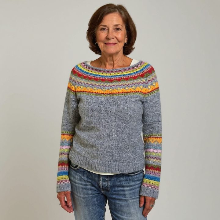 Rosa – Patterned Knit Jumper