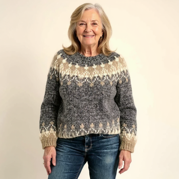 Lucille – Nordic Fair Isle Knit Jumper