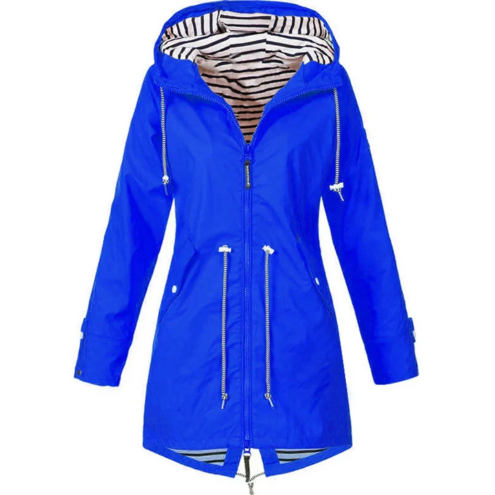 Roslyn – Hooded Rain Jacket with Flattering Fit