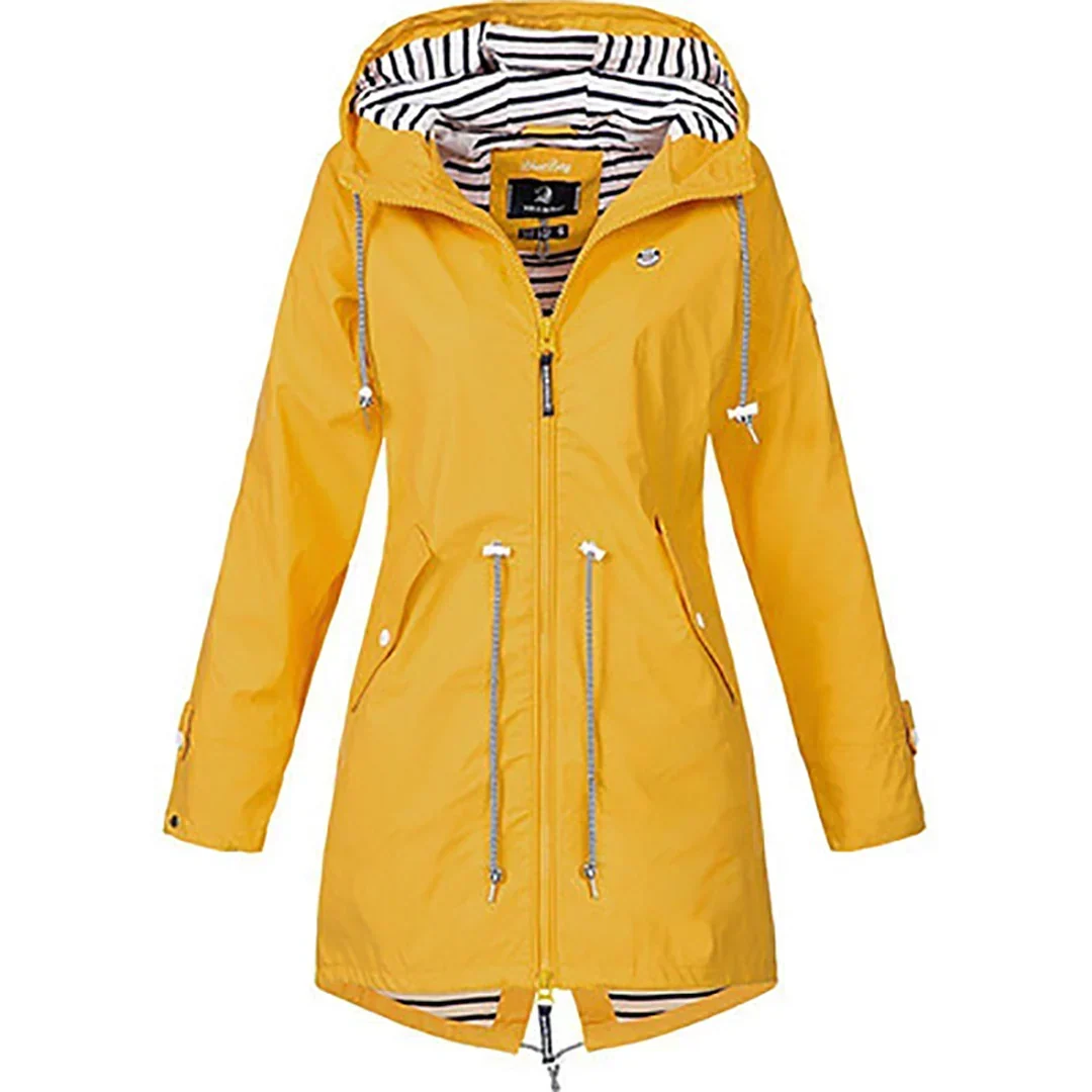 Roslyn – Hooded Rain Jacket with Flattering Fit