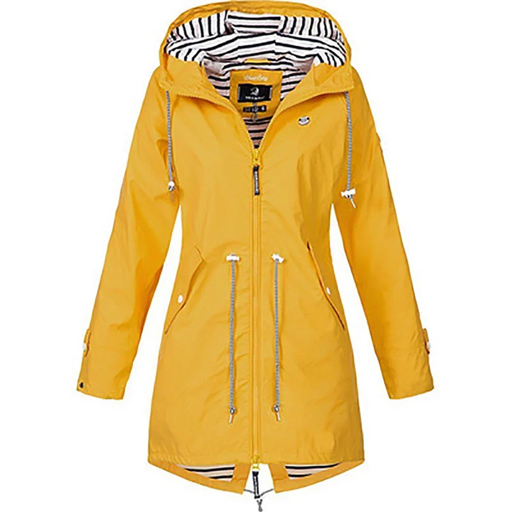Roslyn – Hooded Rain Jacket with Flattering Fit